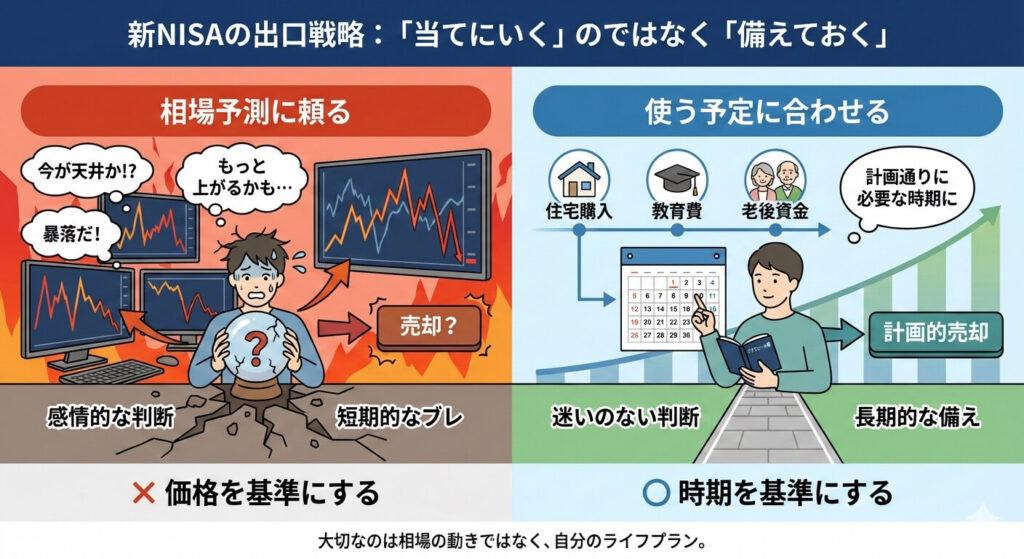 「相場を当てて売る」は出口戦略ではない